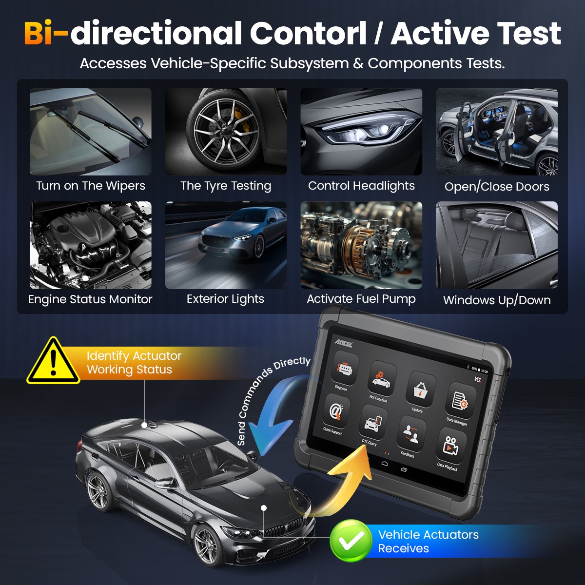 ANCEL BM500 All System OBD2 Scanner Code Reader for BMW Mini Car Diagnostic Scan