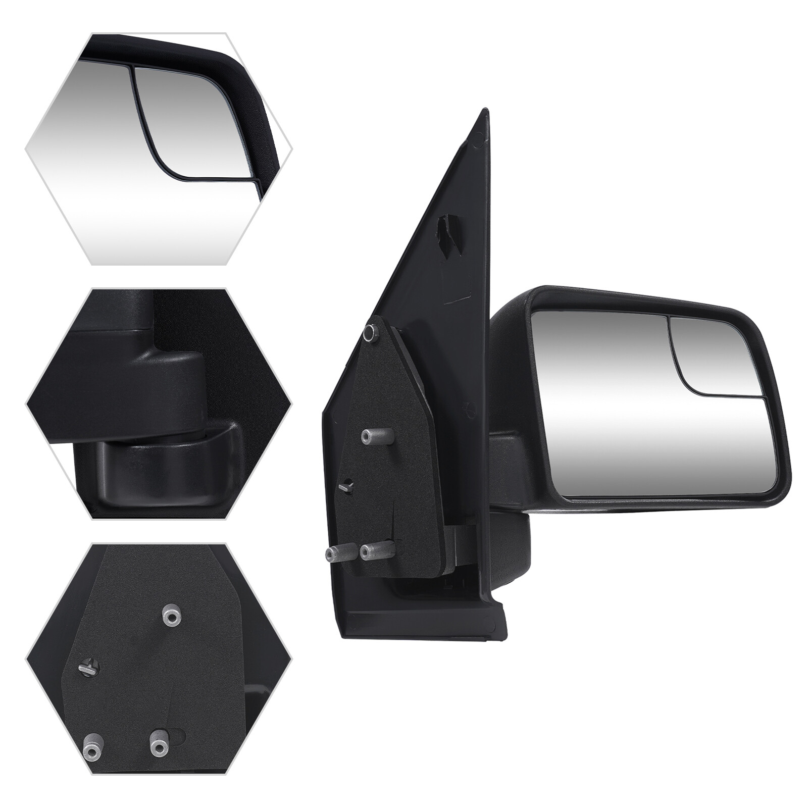 Right Rear Manual Fold Mirror For 2011-2013 Ford Transit Connect W/O Blind Spot
