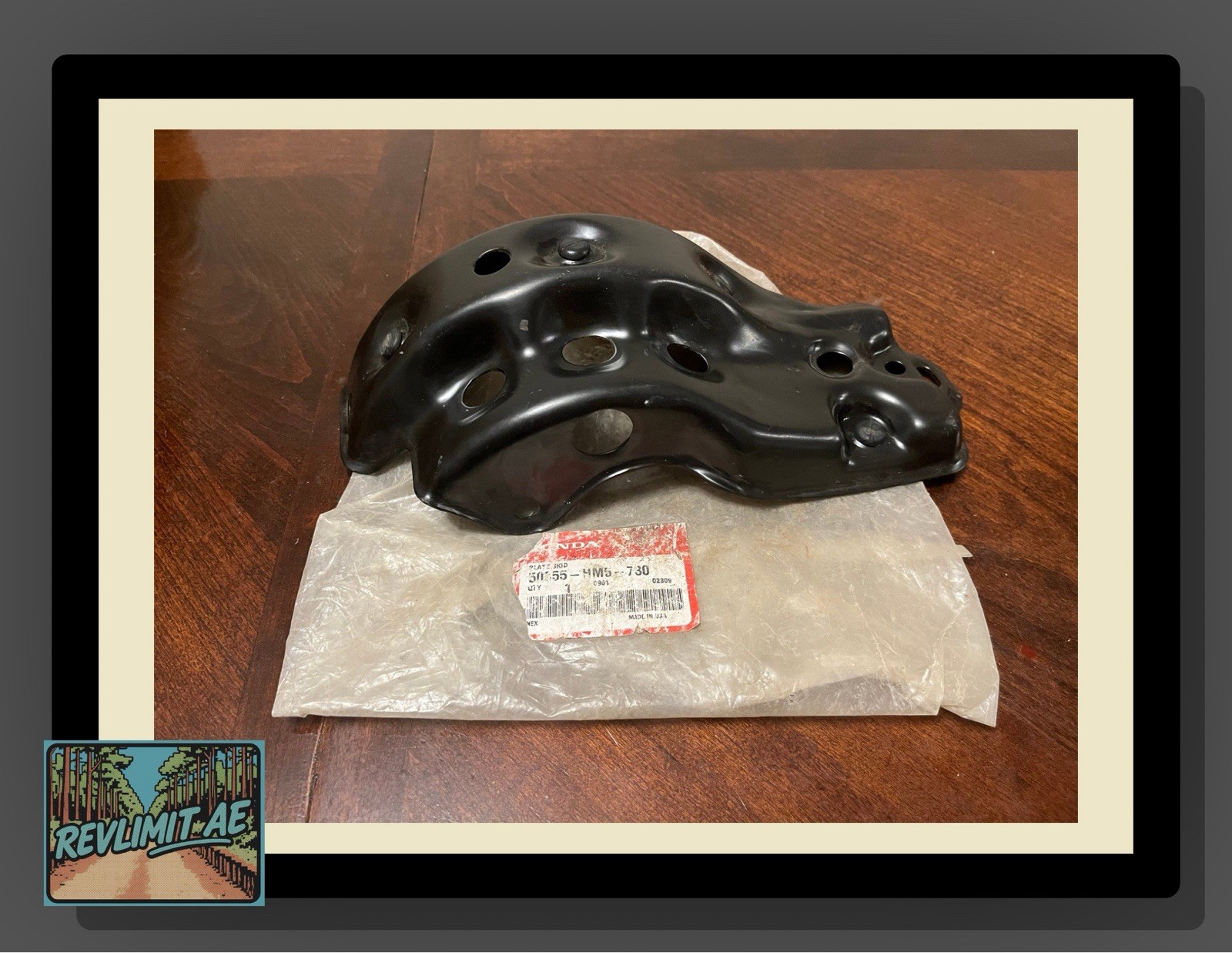 1988-2000 Honda TRX 300 FourTrax Skid Plate/OEM 50355-HM5-730