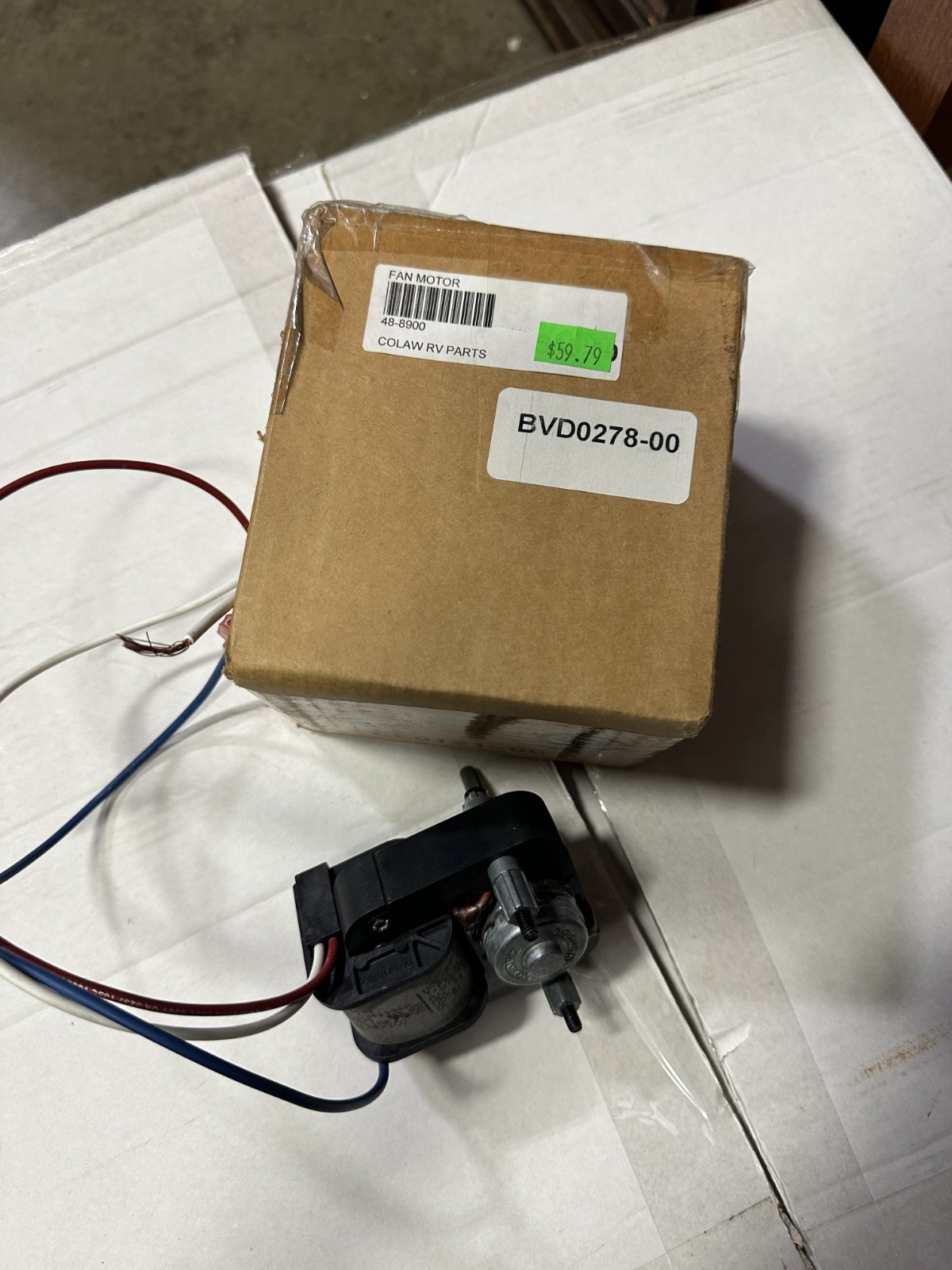 Ventline BVD0278-00 Exhaust Fan Motor 110V 2-Speed For Range Hoods (SUR15)