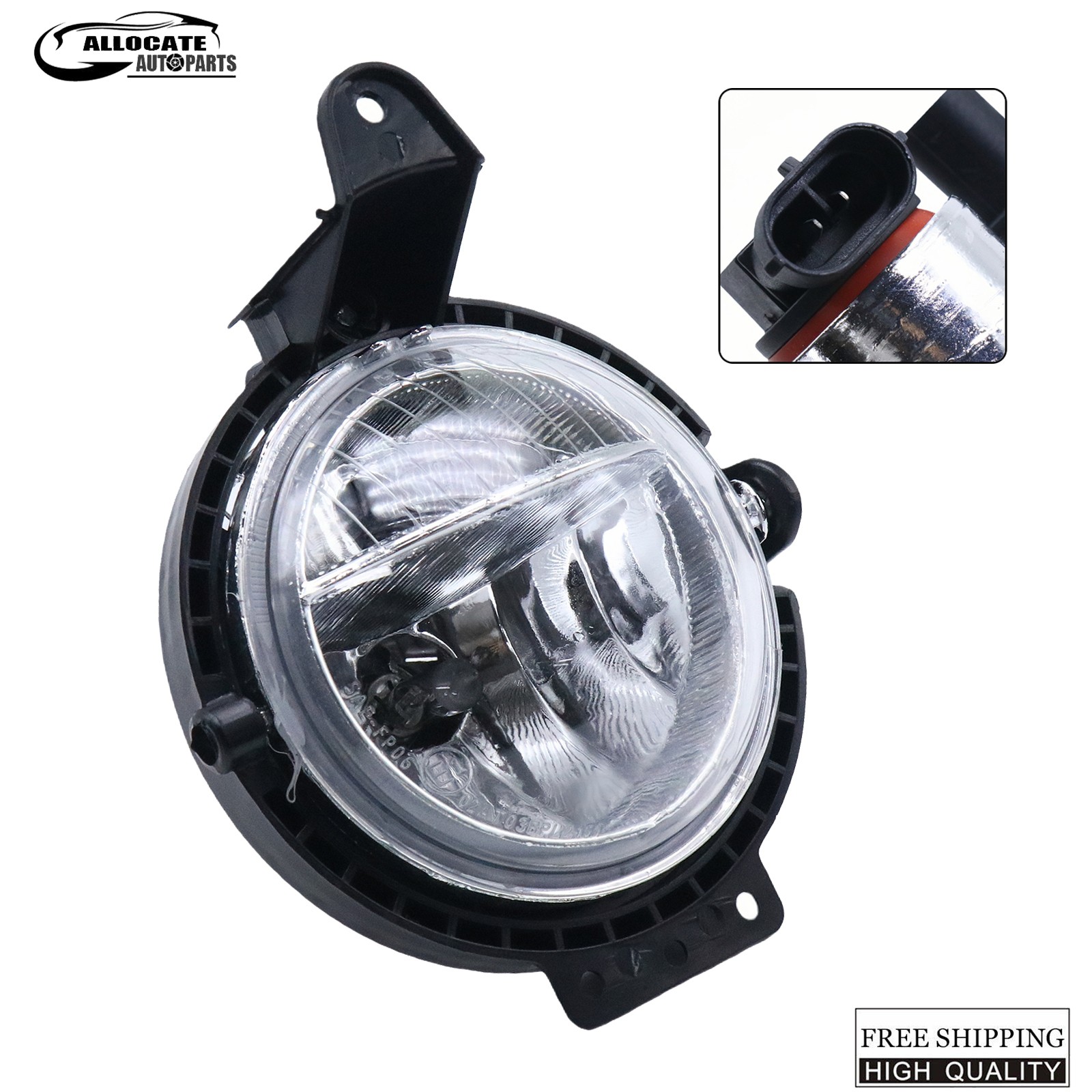 Front Left+Right Side Fog Light Lamp W/Bulb for Mini Cooper R55 R56 R58 R59 R60