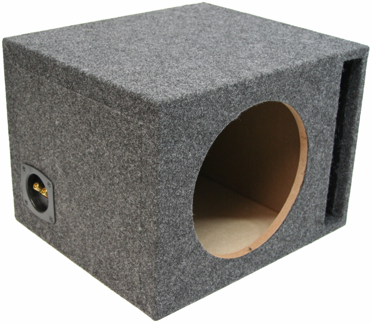 Car Audio Single 15″ Vented Subwoofer Stereo Sub Box Ported Enclosure Custom mdf