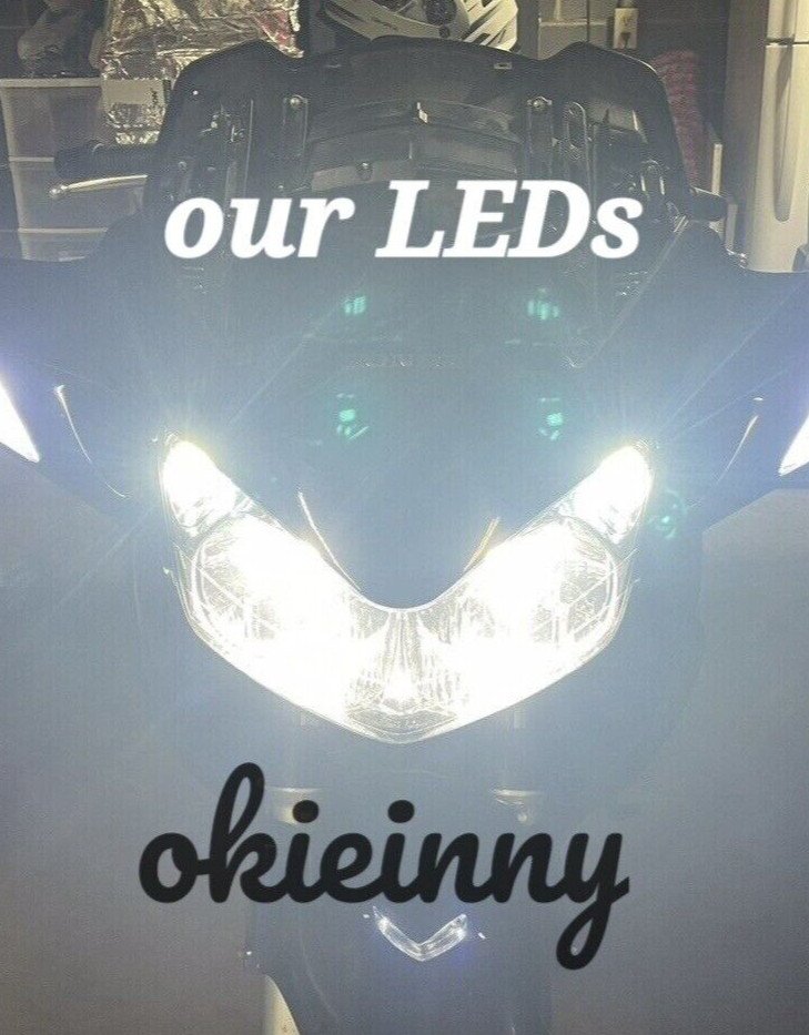 🌟Pair of SUPER Hi/Lo LED Light Bulbs for Honda TRX400EX 1999 AC/DC ⬆️Visibility