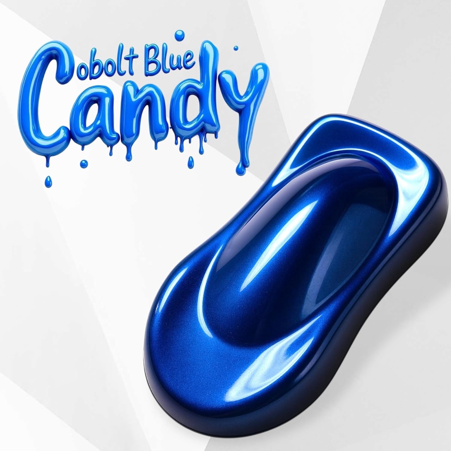 LiME LiNE Cobalt Blue Candy Pearl Basecoat – Full Coverage Candy Look – 1 Quart