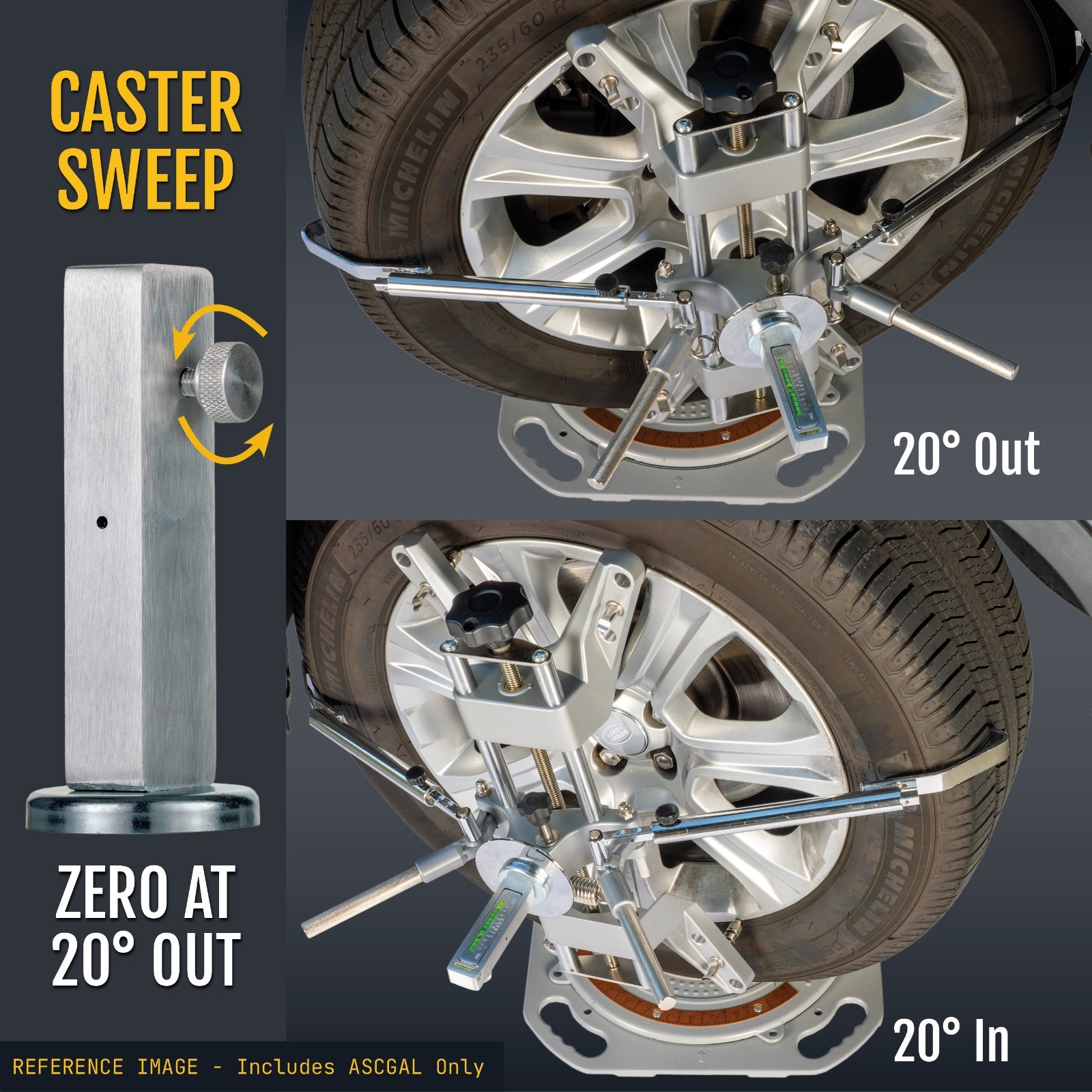 Magnetic Camber Gauge for Wheel Alignment