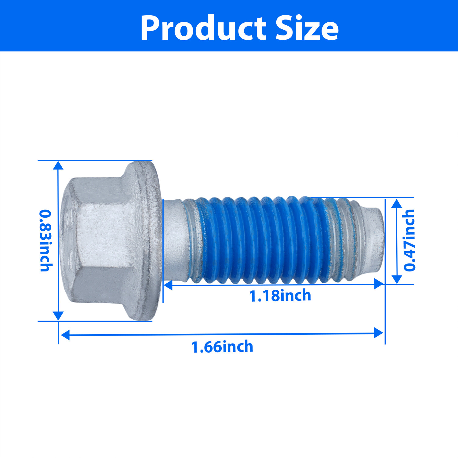For Dodge Chrysler Jeep Single Drive Shaft Hex Head Locking Bolt 6506497AA 4PCS