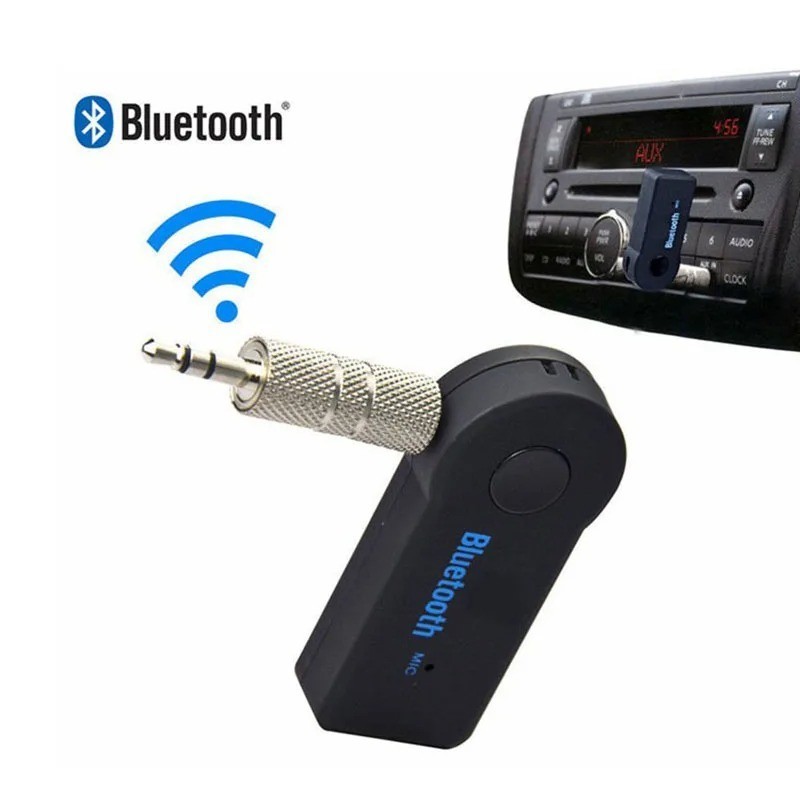 Bluetooth 5.0 Wireless Receiver 3.5mm AUX Car Audio A2DP Adapter 2-in-1