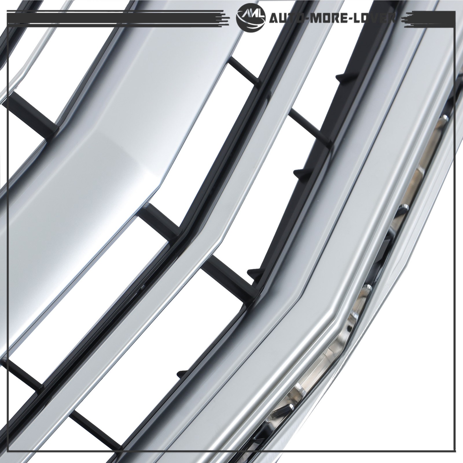 Painted Bumper Front Side Grille Without Camera Hole For Cadillac Escalade 15-20