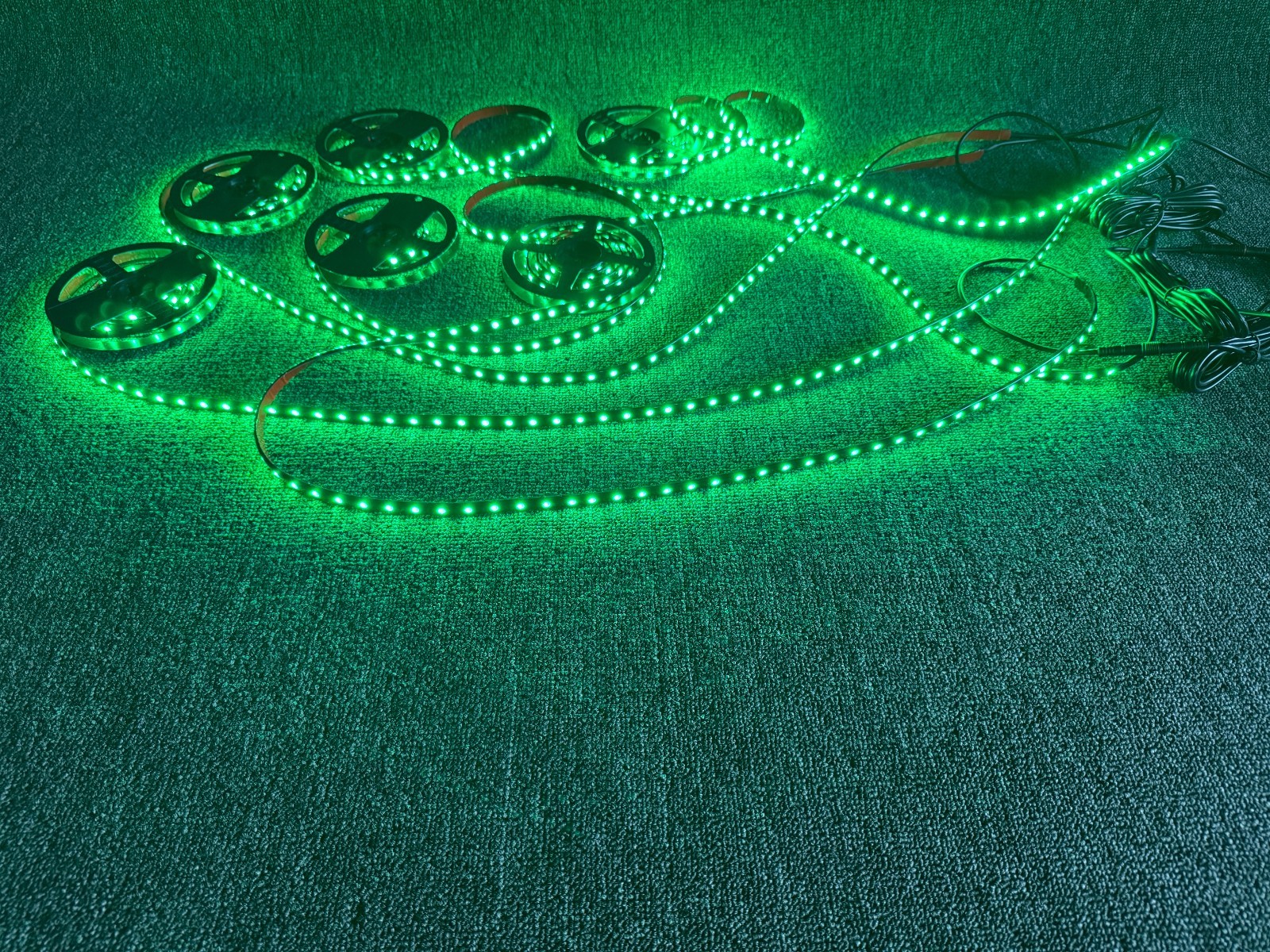 12PCS 4FT Clear IP65 Flexible LED CHASING Light Strips For Polaris Slingshot NEW