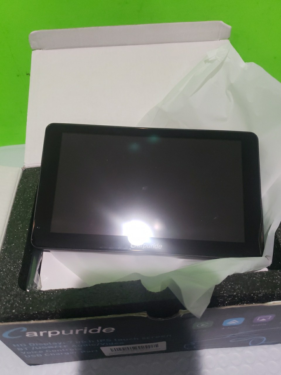CARPURIDE HD Display 7inch IPS touch screen BT/USB/TF Audio/Video Open Box