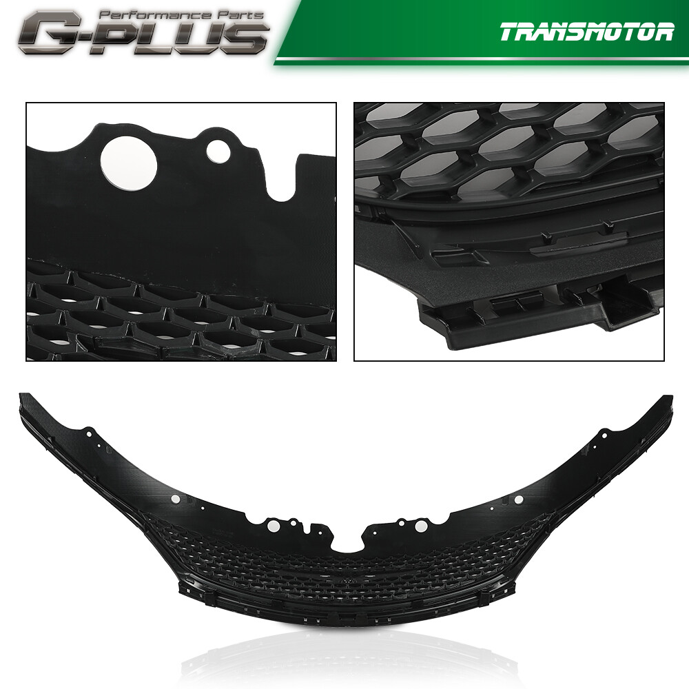New Fit For 2015 2016 2017 Chrysler 200 Black Upper Grille Assembly 68103934AC