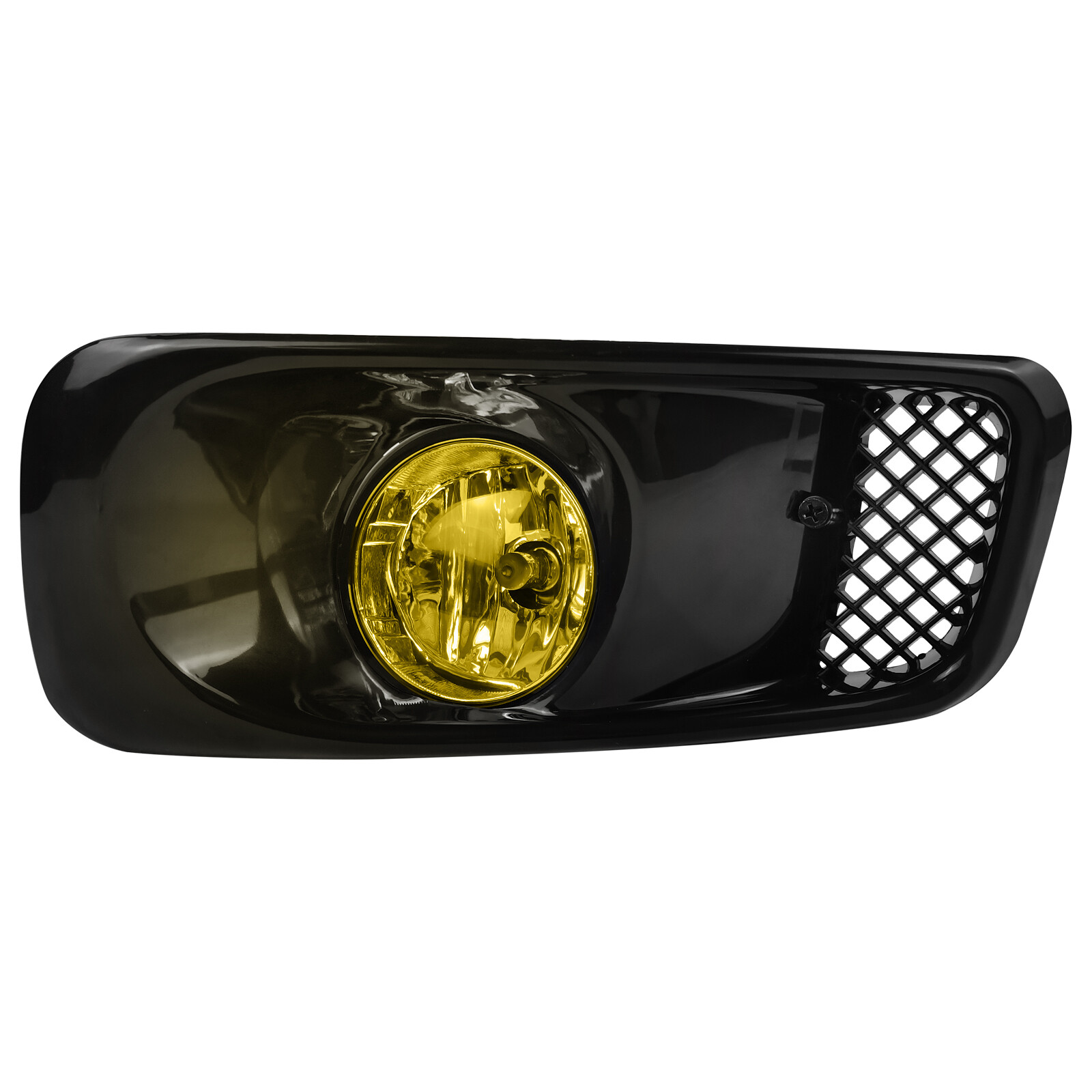 Fits 1999-2000 Honda Civic Front Bumper Yellow Lens Halogen Fog Lights Lamp pair