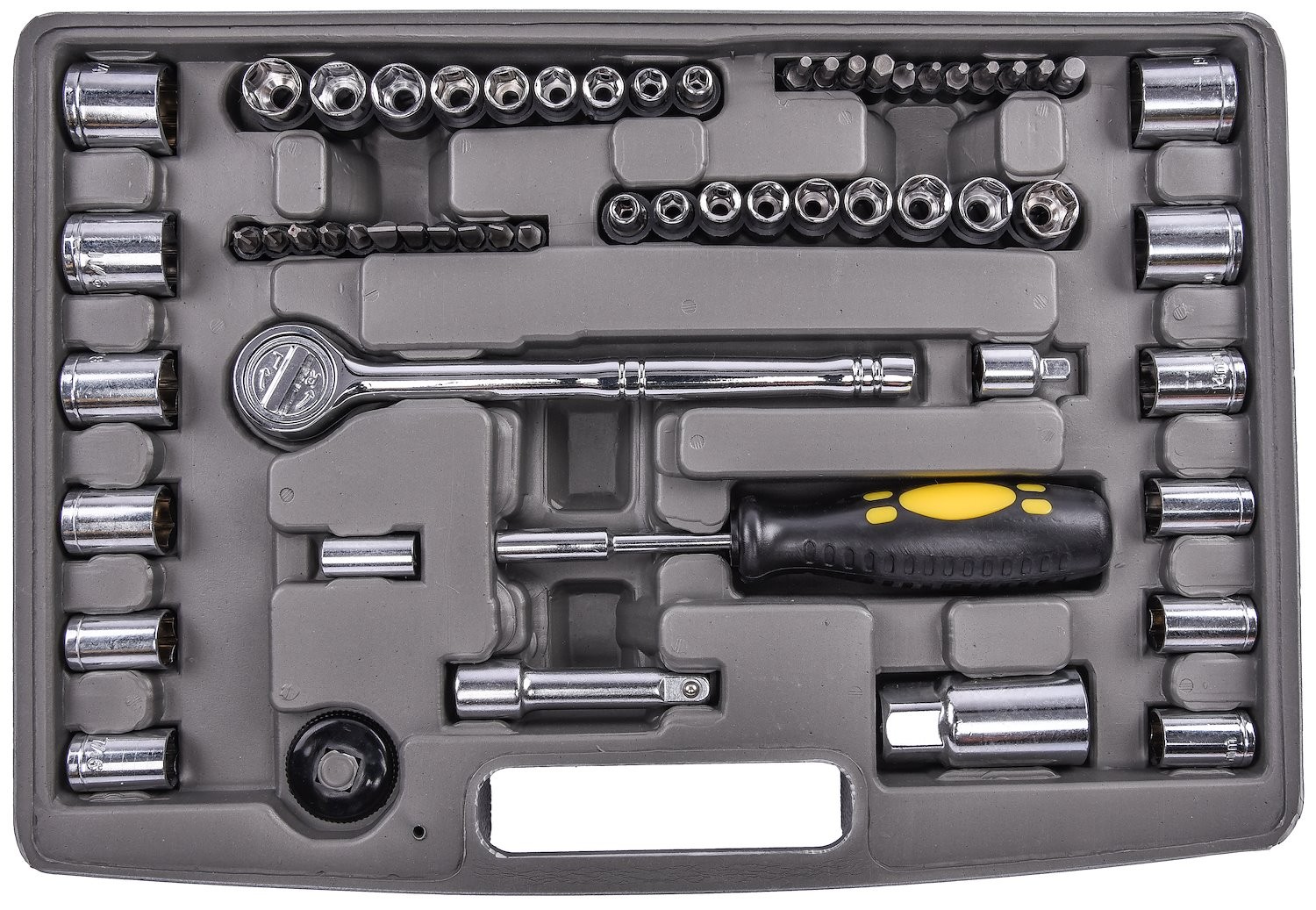 JEGS 80428 99-Piece Tool Set with 4-Drawer Carry Case