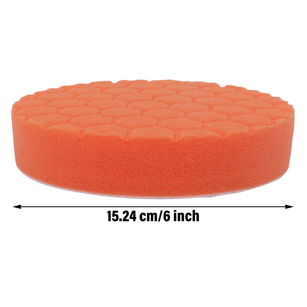 5*PCS 6inch Buffing Sponge Polishing Pad Kit Waxing For Car Polisher