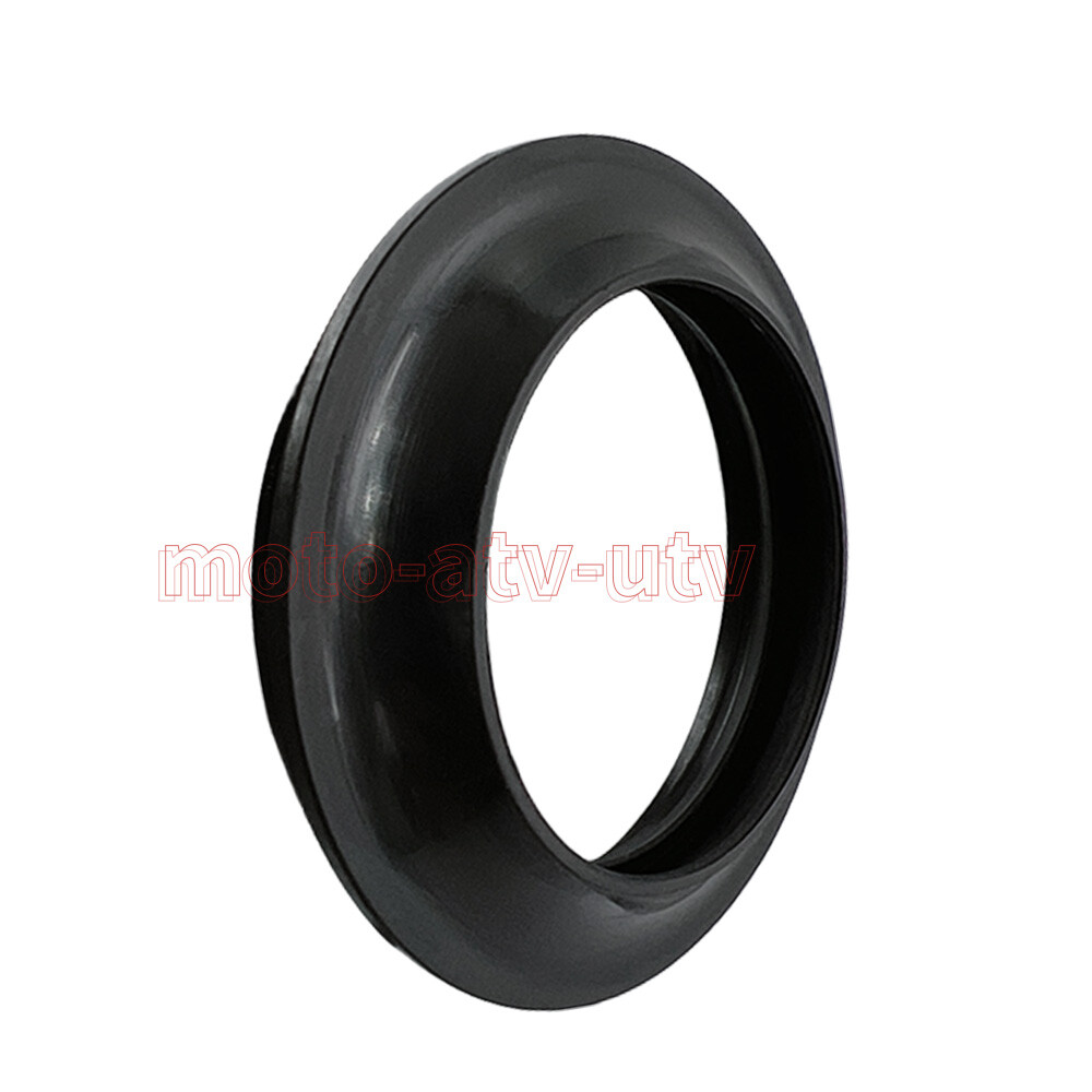 4pcs 43x55x11 Motorcycle Front Fork Damper Shock Oil Seal & Dust Seals Kit Black