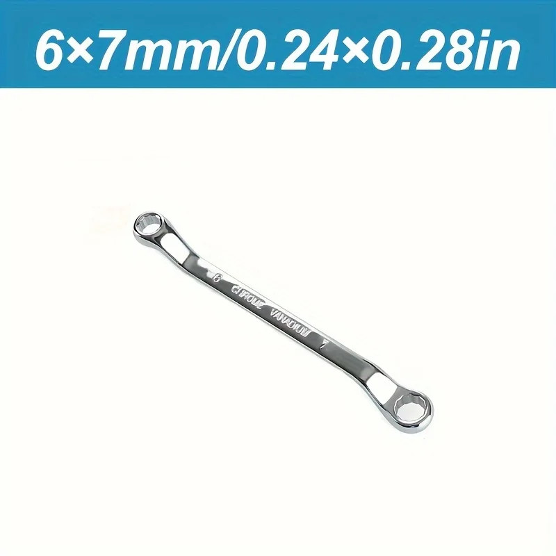 Premium Chrome Vanadium steel Tools 75-Degree Deep Offset Double Box End Wrench