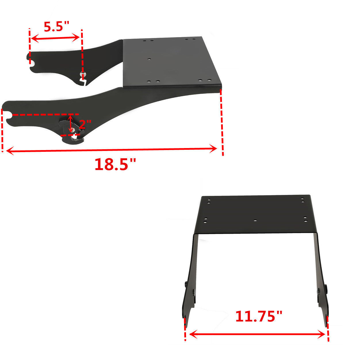 Razor Trunk Backrest Mount Fit For Harley Electra Street Glide 97-08