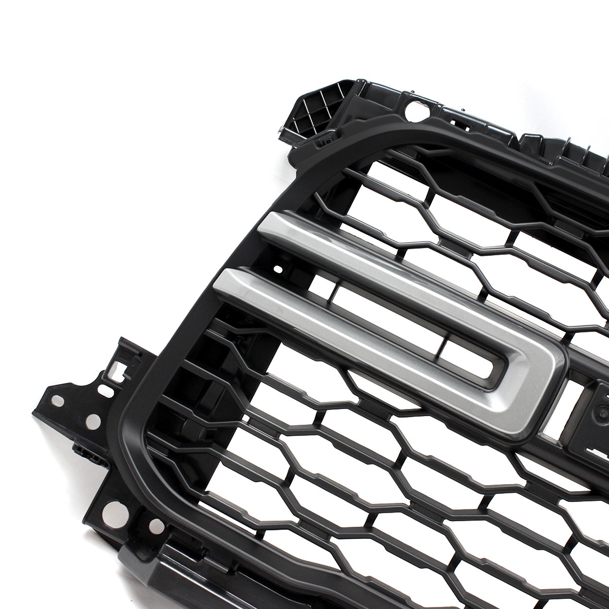Billet Silver Front Bumper Grille Grill For 2019-2024 Ram 2500 3500 Tradesman