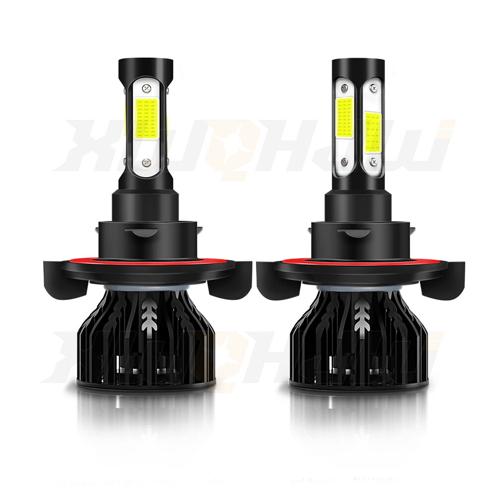 2X H13 9008 Super Bright LED Headlight Bulbs Kit 660000LM 6000K White Hi-Lo Beam