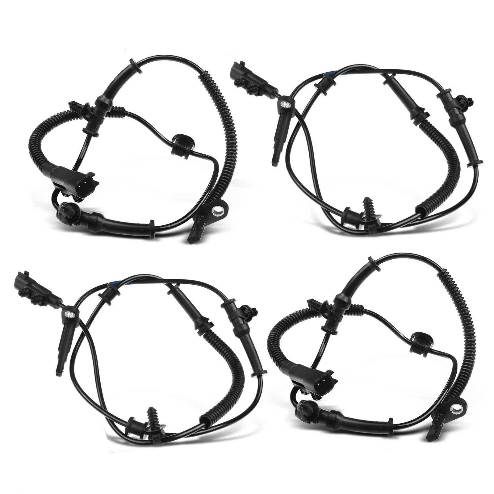 4Pcs Front & Rear ABS Wheel Speed Sensors for Dodge Durango Jeep Grand Cherokee