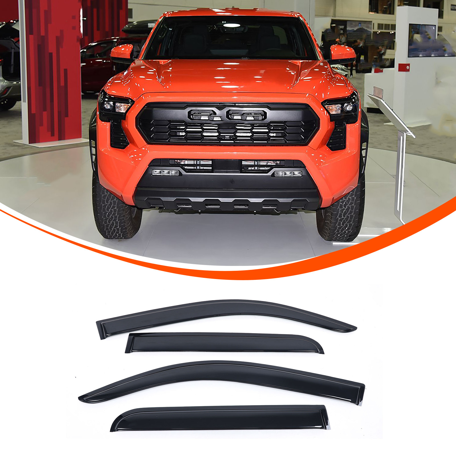 Weather Shields Window Visor Accessories Teal For Toyota Tacoma 2024+