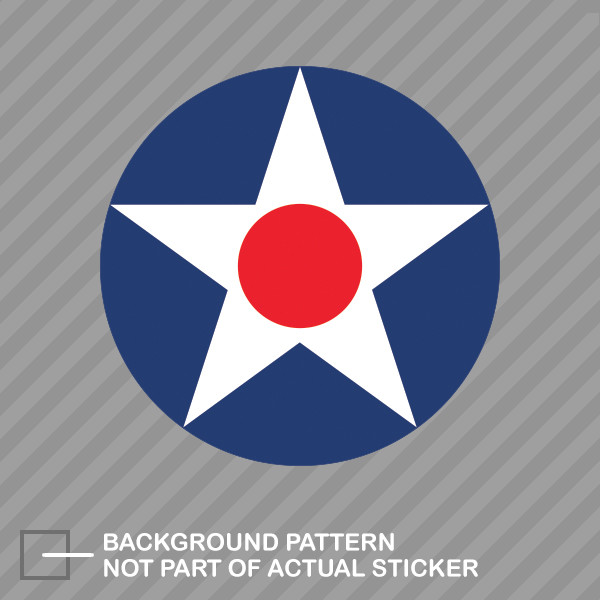 USAAC Roundel Sticker Decal Vinyl United States Army Air Corp 1919-1942