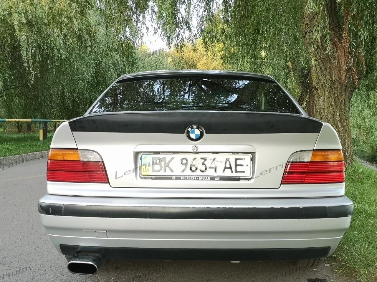 BMW E36 coupe 2dr set of rear trunk and roof spoilers lips (US no customs fees)