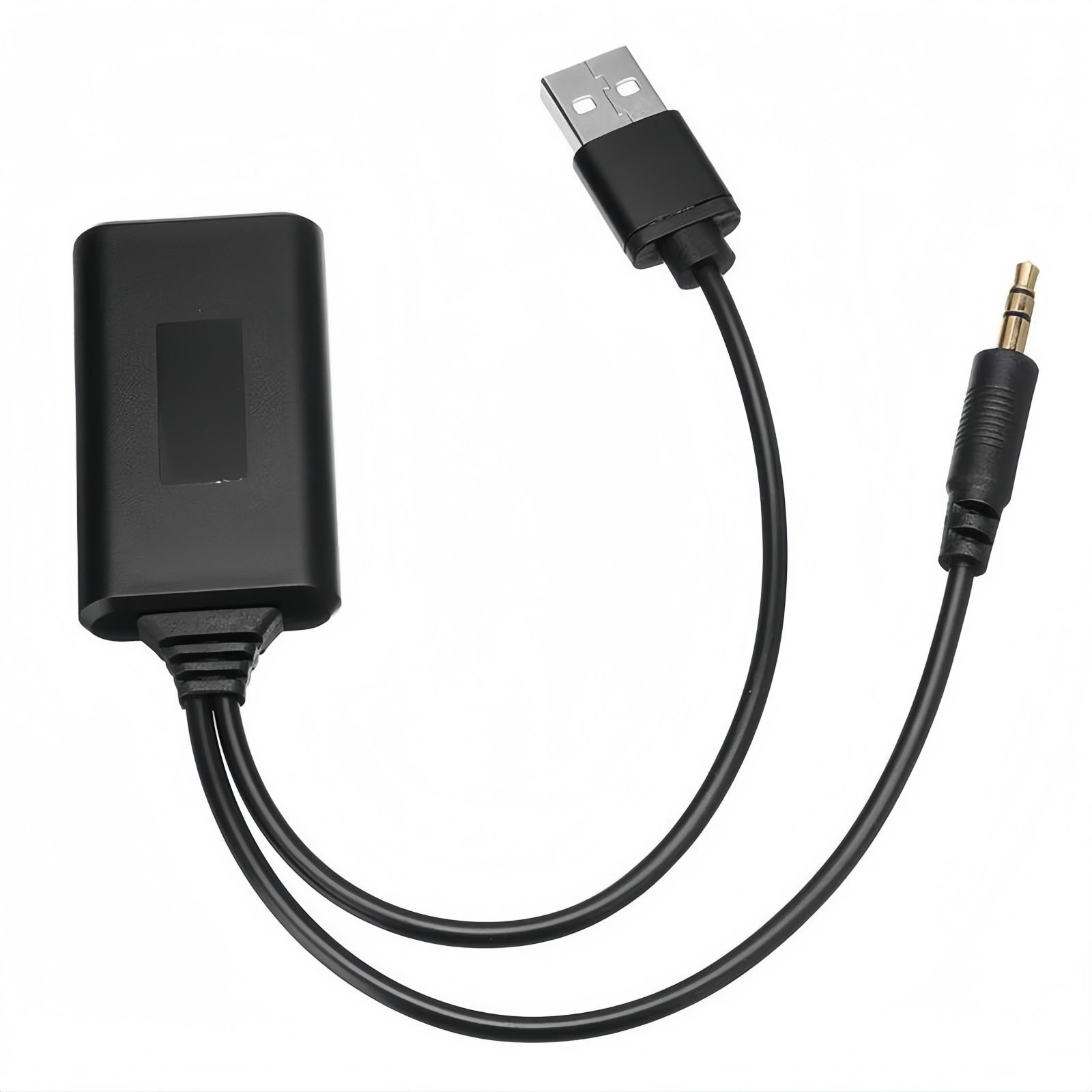 Bluetooth 5.0 Receiver Adapter USB 3.5mm Jack Stereo Audio For Car AUX Speaker