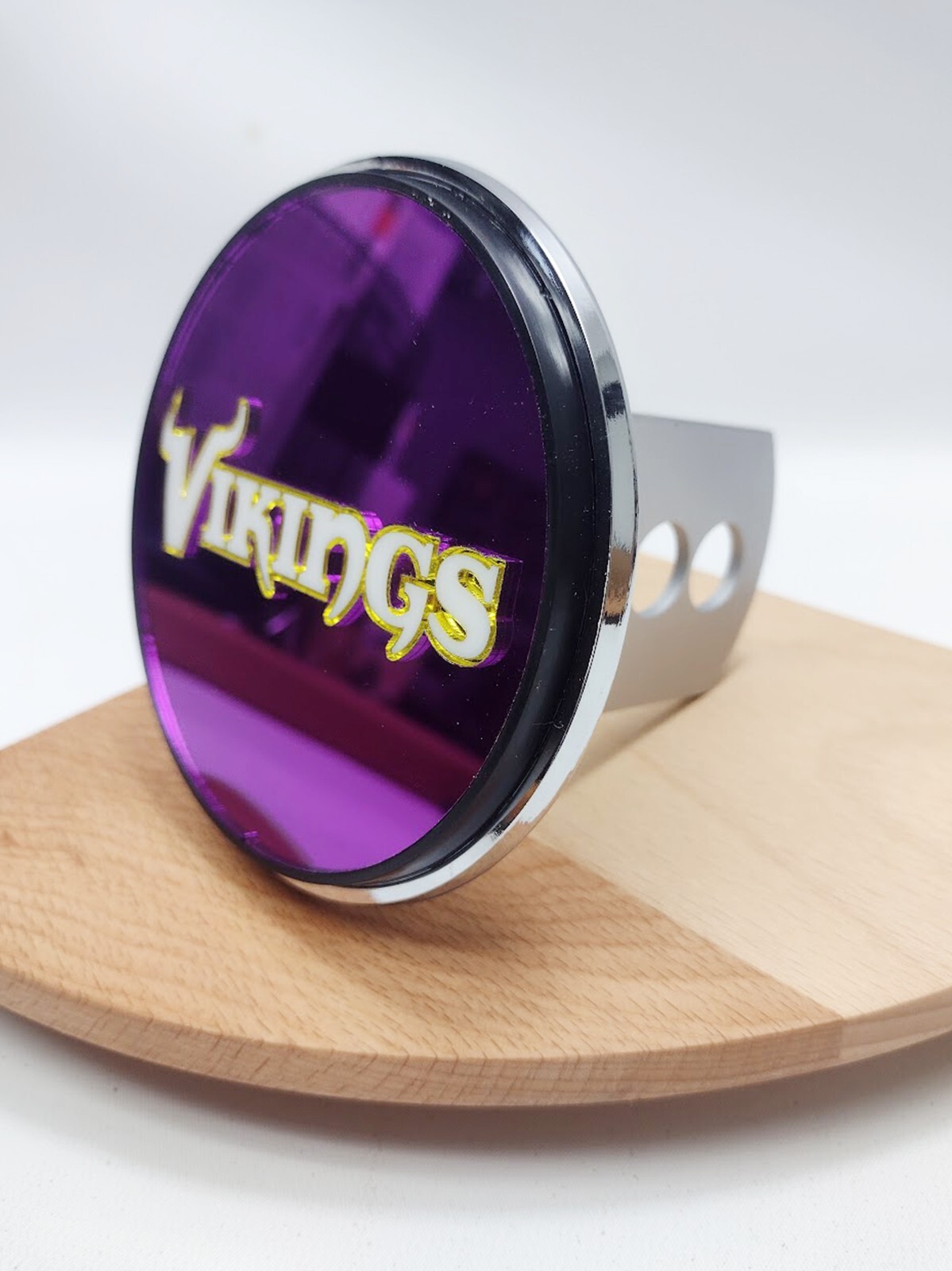 Laser Cut Metal Hitch Cover – NFL – Minnesota Vikings – Truck Hitch Cover