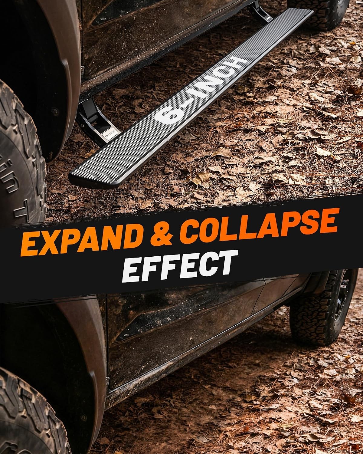WOLFBOX E-RB01 Power Running Boards 2025-2026 Ram 1500 Crew Cab, 660lb, No-Drill