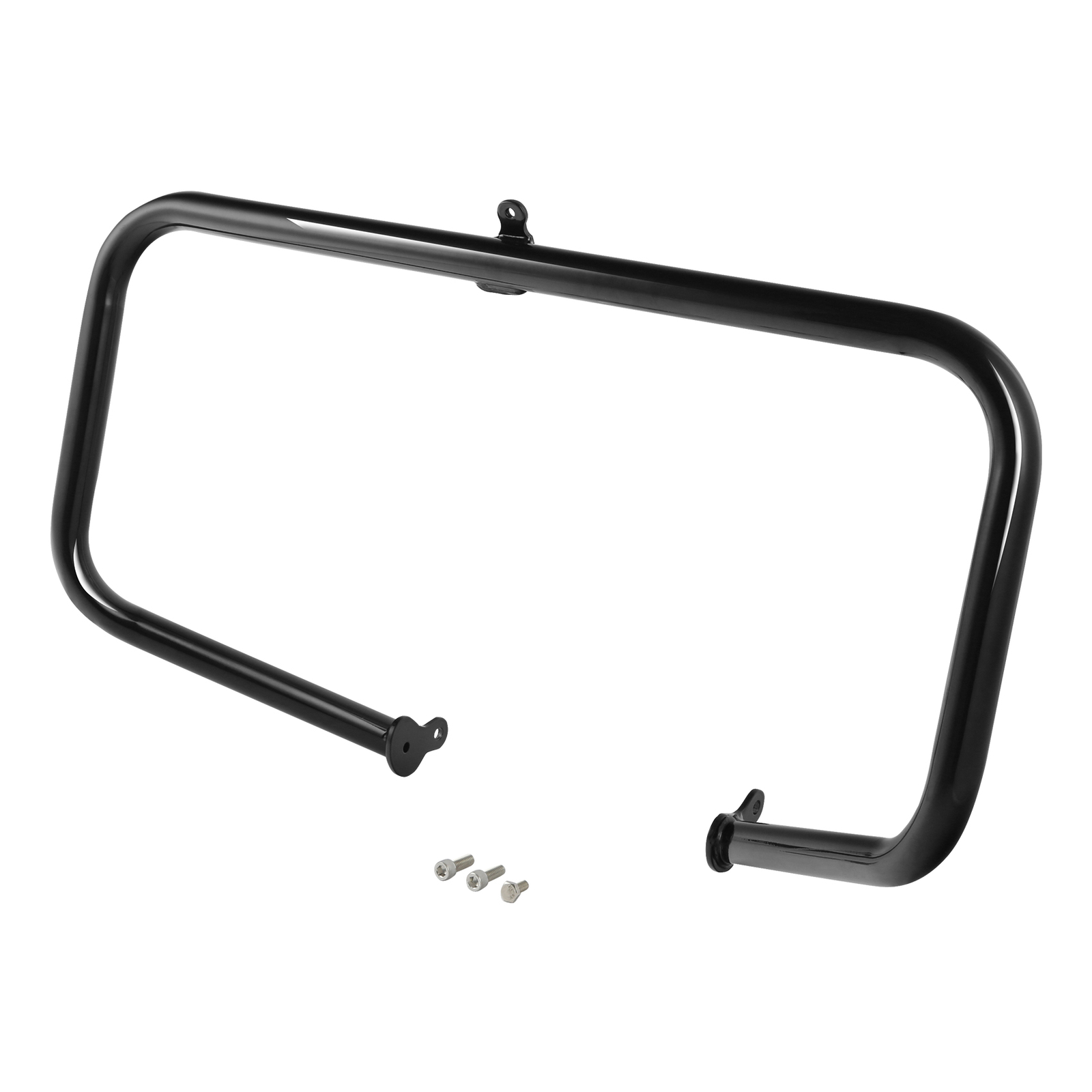 Lower Vented Fairings & Engine Guard Fit For Harley Touring 14+ Gunship Gray