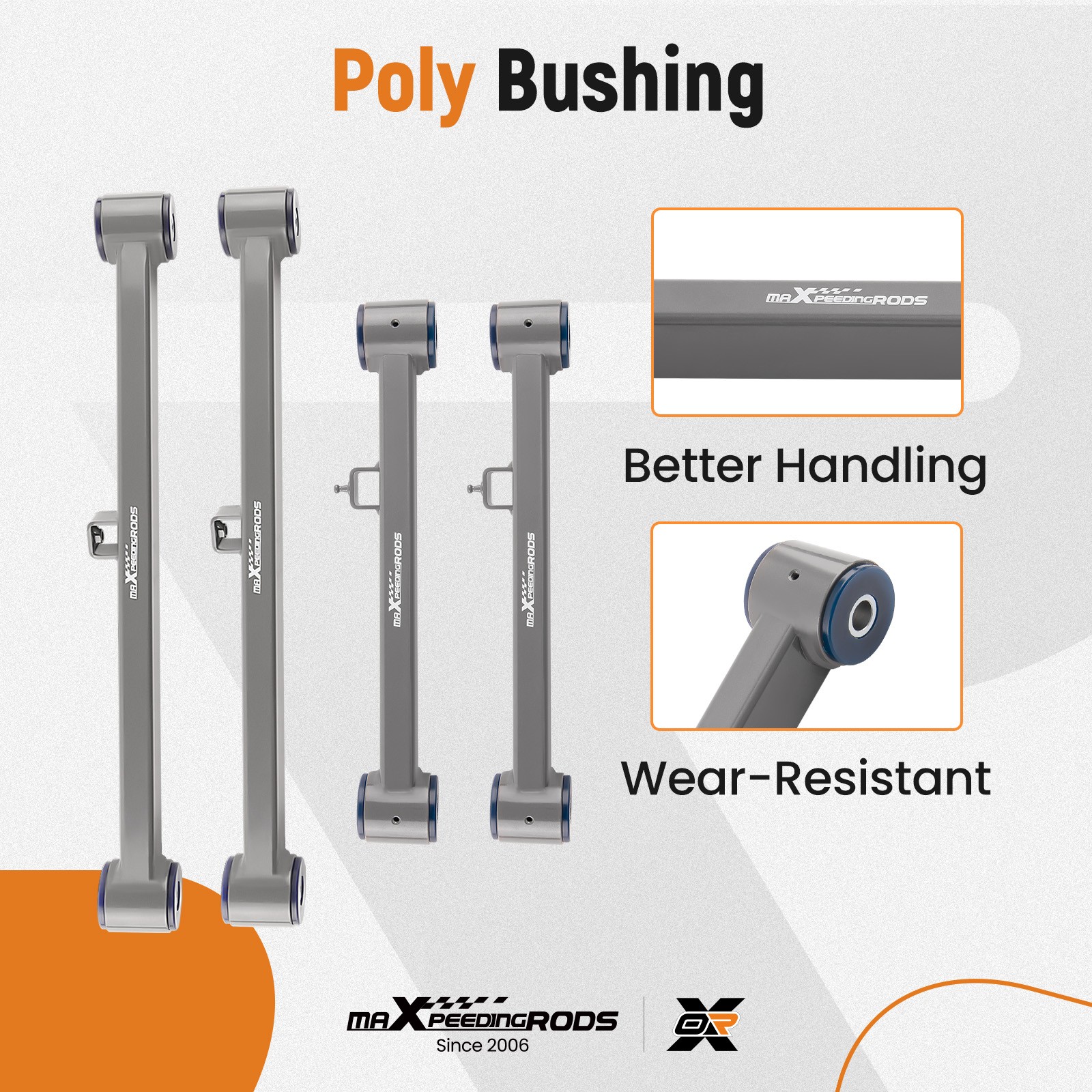 4x Rear Upper & Lower Control Arms for 2013-2023 Ram 1500 2019 – 22 1500 Classic