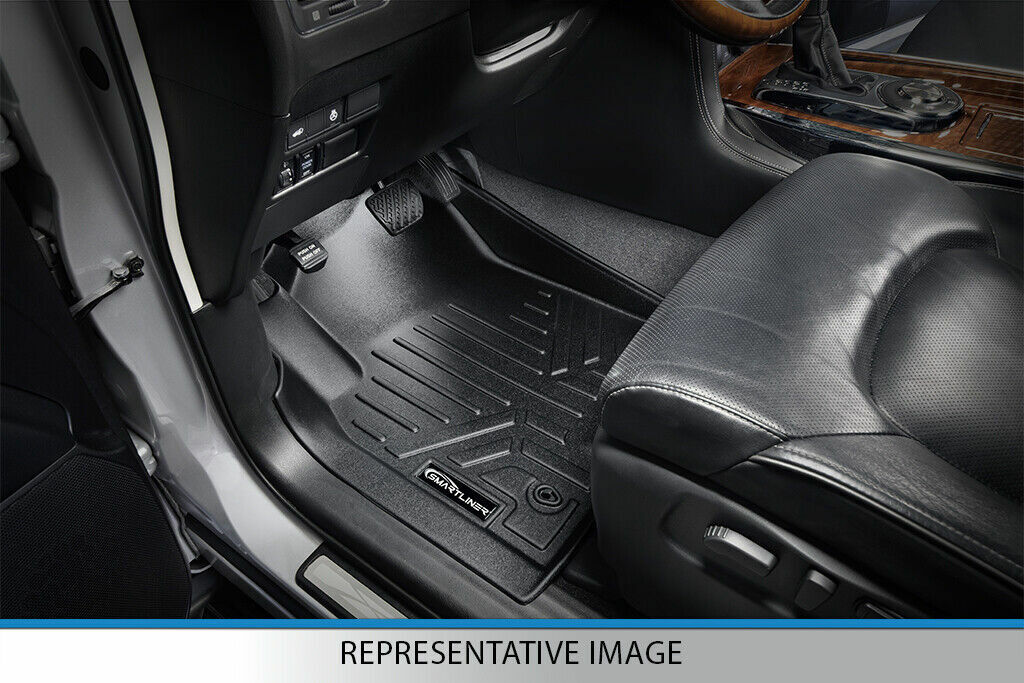 SMARTLINER Custom Fit Floor Mats 2 Row Liner 2004-2008 Ford F-150 SuperCrew Cab