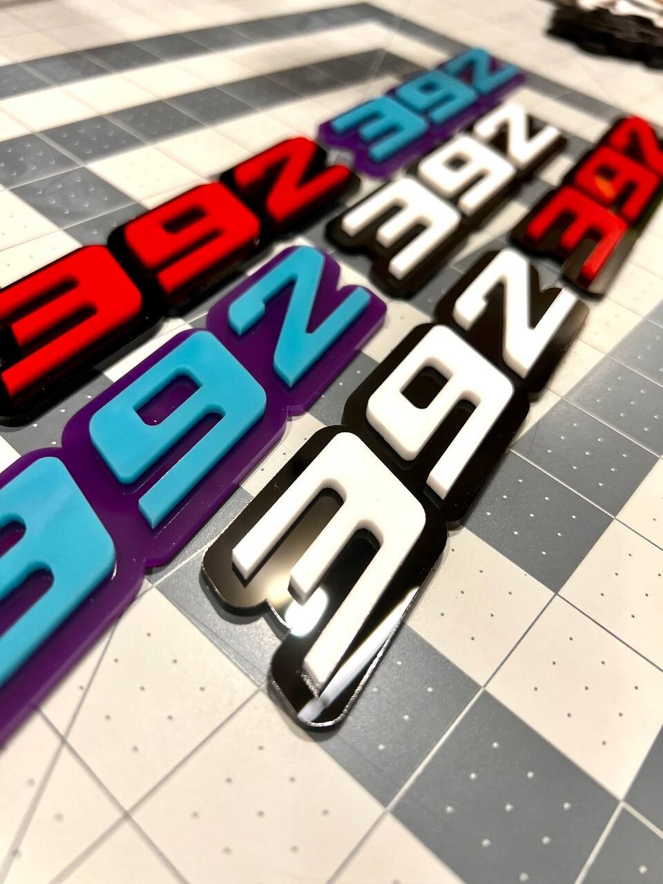 Multicolor 392 Emblems – 392 Side Fender Badges (Set of 2) for 392 Emblem