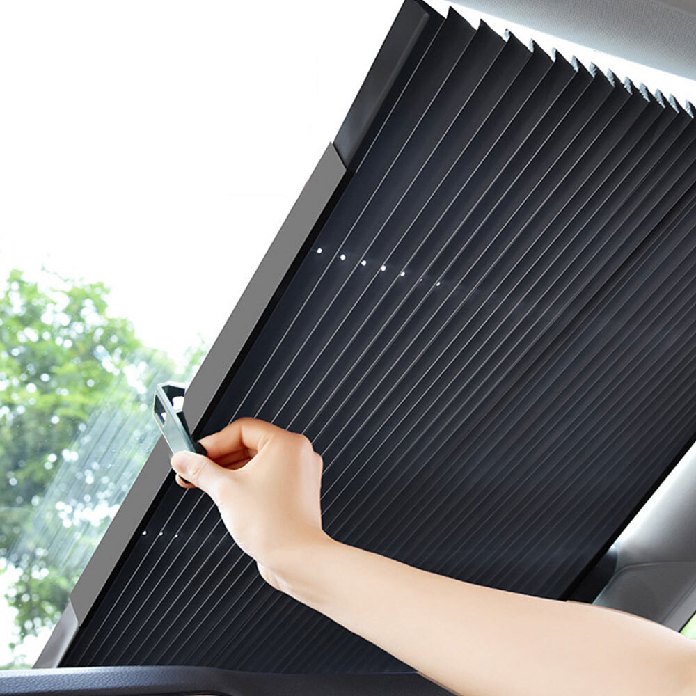 Universal Truck Car Front Windshield Sunshade Visor Curtain Cover Accessories