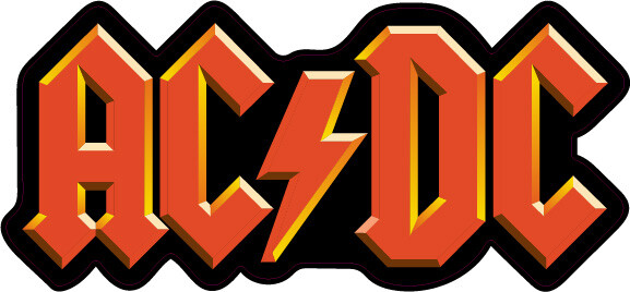 AC/DC ACDC Logo Vinyl Bumper Sticker Window Decal Multiple Sizes