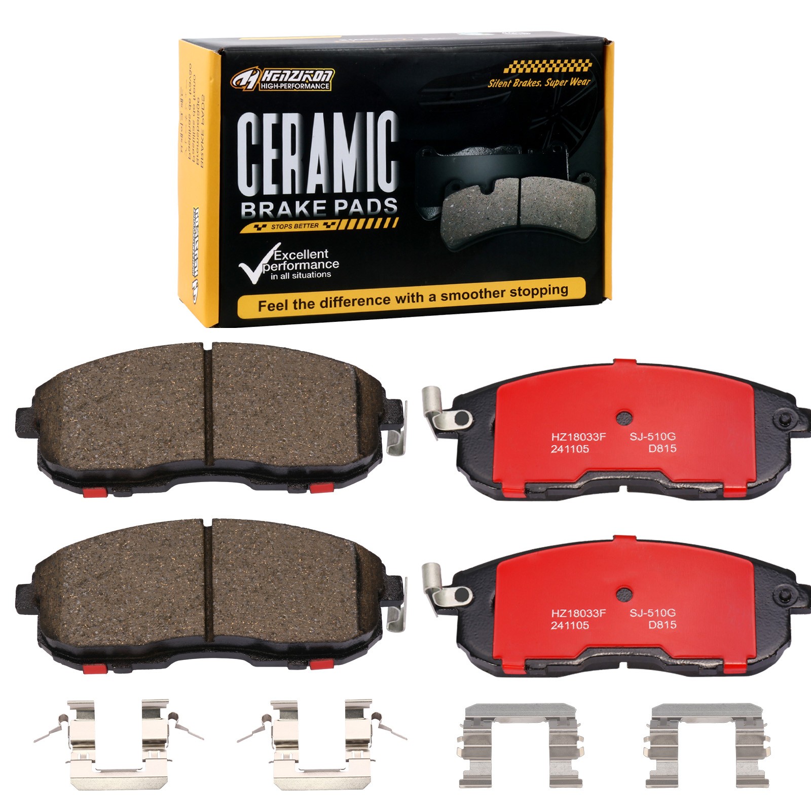 Ceramic Front Brake Pads Set for Nissan Versa 2007-2012 1.8L Models US Stock