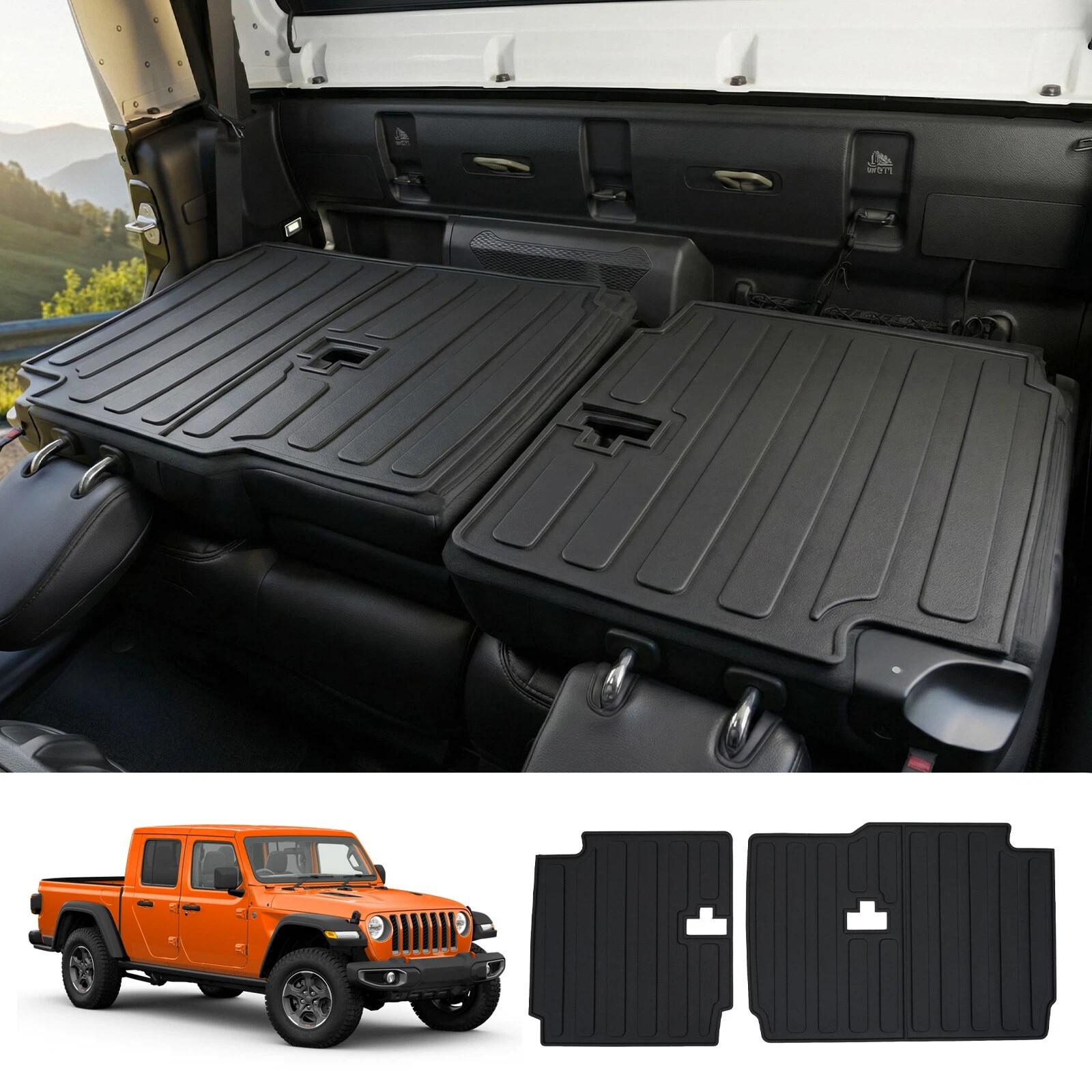 Seat Back Protector TPE All Weather Fit 2020-2026 Jeep Gladiator Accessories