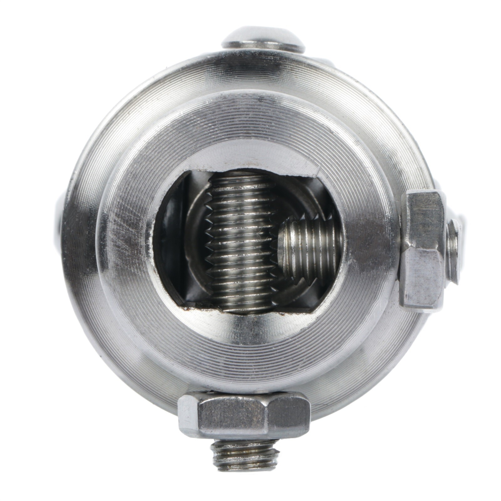 3/4 DD x 3/4 DD Universal Steering U Joint Single Shaft Coupler Stainless Steel