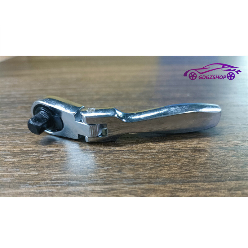 1/4″ Drive Ratchet Handle Socket Wrench 72 Tooth Flexible Head Stubby Flattop