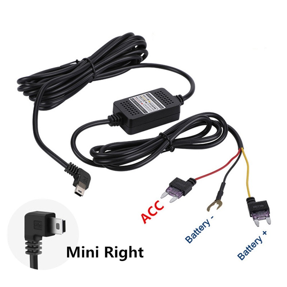 USB Car Hard Wire Kit Box Charger for Dash Cam Camera DVR Quick Installation
