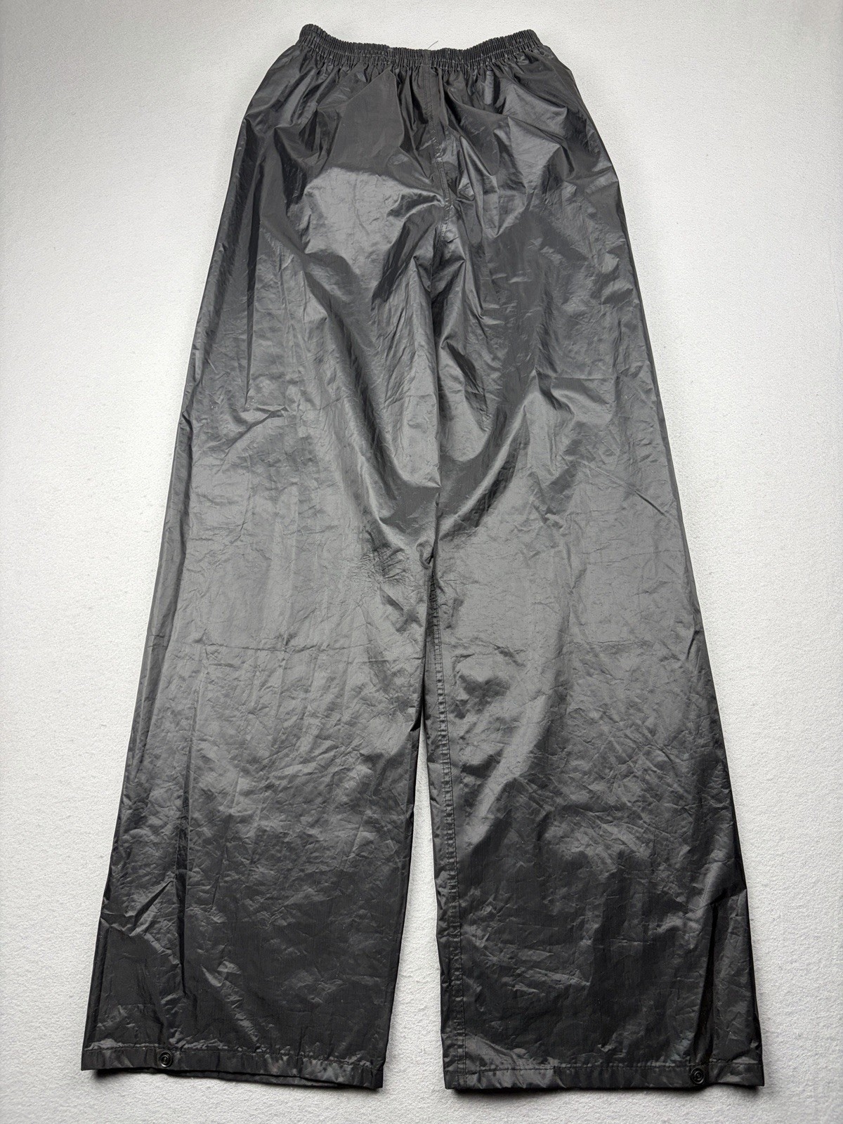 Mossi Racing Rain Pants Black Waterproof Motorcycle Overpants Size Medium