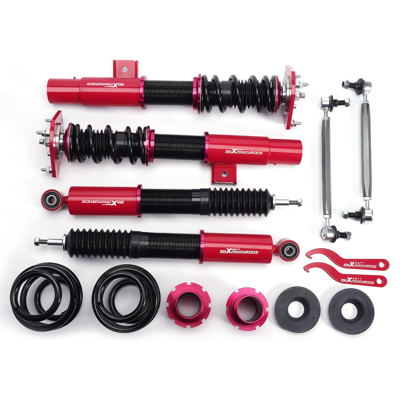 MaXpeedingrods Coilover Shock Suspension Kit for Volkswagen Jetta MK5 MK6 06-17