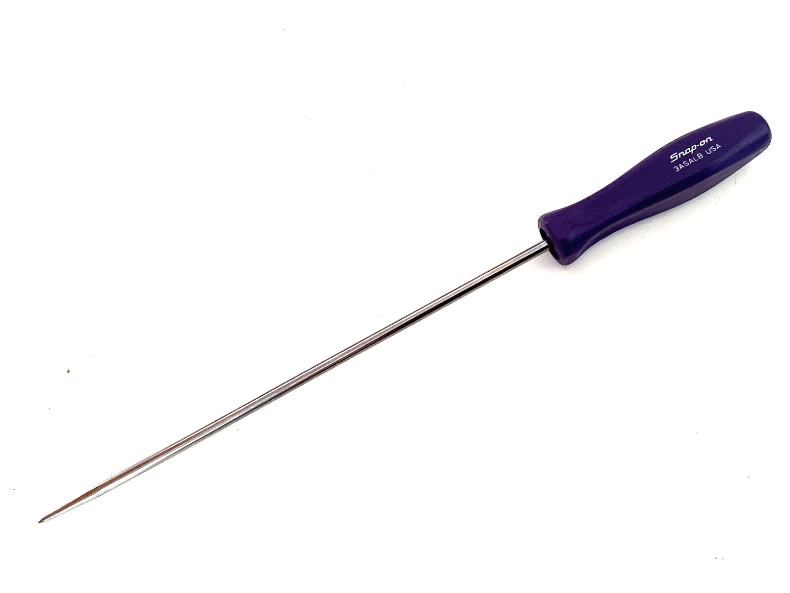 Snap On Tools USA DARK PURPLE Long Mini Hard Handle Awl 9.75” Long 3ASALBDP NEW