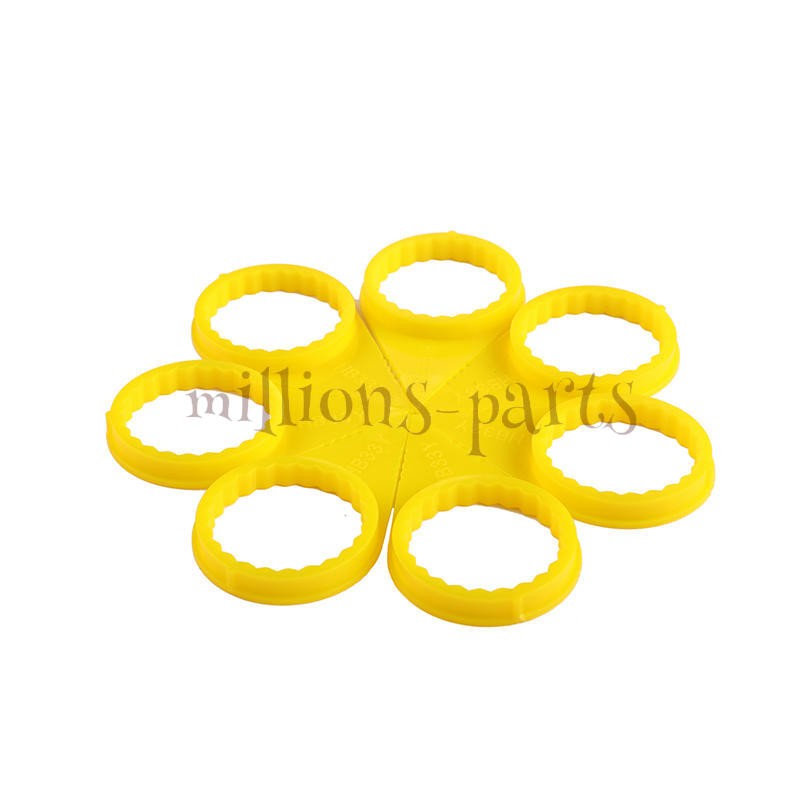 Pack Of 100 for Checkpoint Loose Wheel Lug Nut Indicator 33 mm