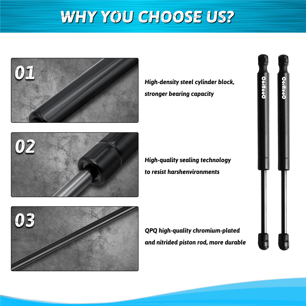 2Pcs For Mercedes-Benz SL55 SL65 AMG SL500 Front Hood Lift Support Gas Struts