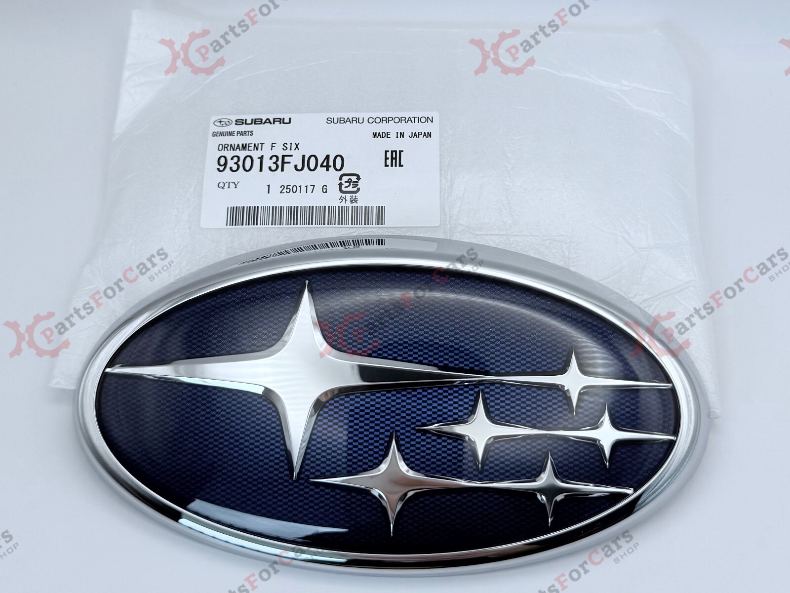 OEM 2015-2017 Subaru Front Grille Emblem Badge Impreza Crosstrek NEW 93013FJ040