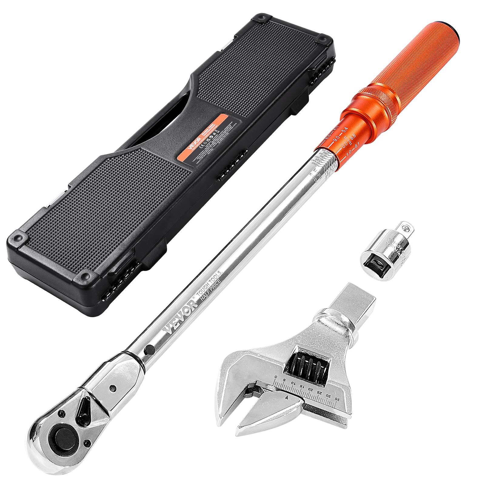 VEVOR Adjustable Click Torque Wrench 1/2 In Drive 20-160 lbf-ft / 27.1-216.8 N.m