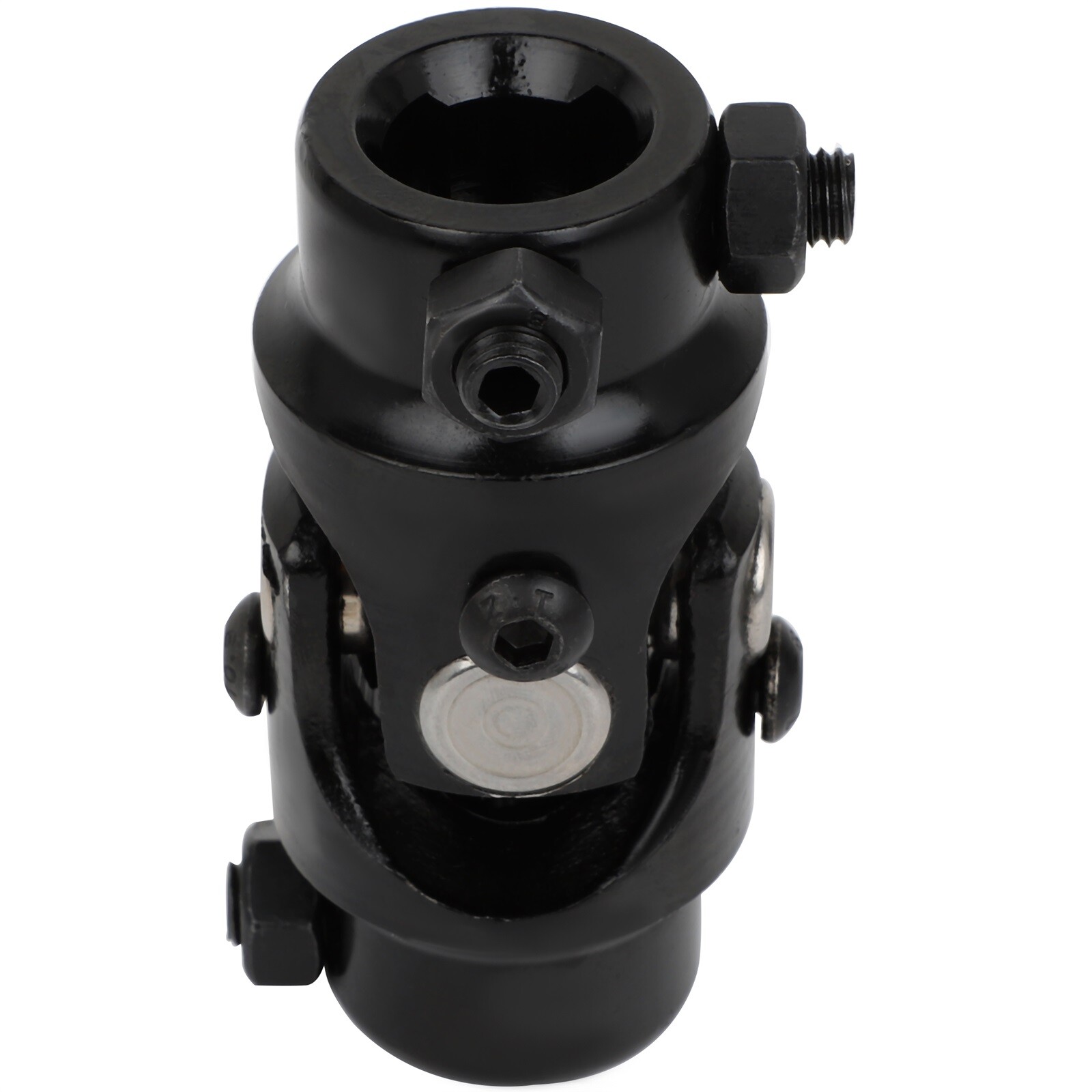 New 3/4″ DD X 3/4″ DD Universal Steering U Joint Single Shaft Coupler Black