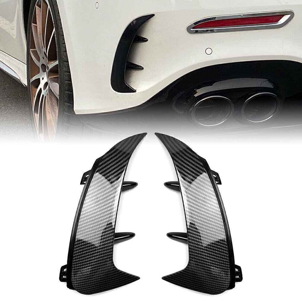 2x Rear Bumper Spoiler Air Vent Fit Benz A-class V177 A200 A220 A35 2019-21
